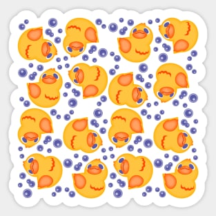 You Got the Bubbly Duck Pattern! Sticker